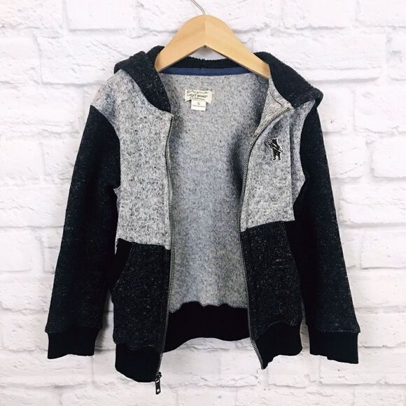 Lucky Brand Varsity Jacket Zip Up Hoodie Sweater - Picture 3 of 7